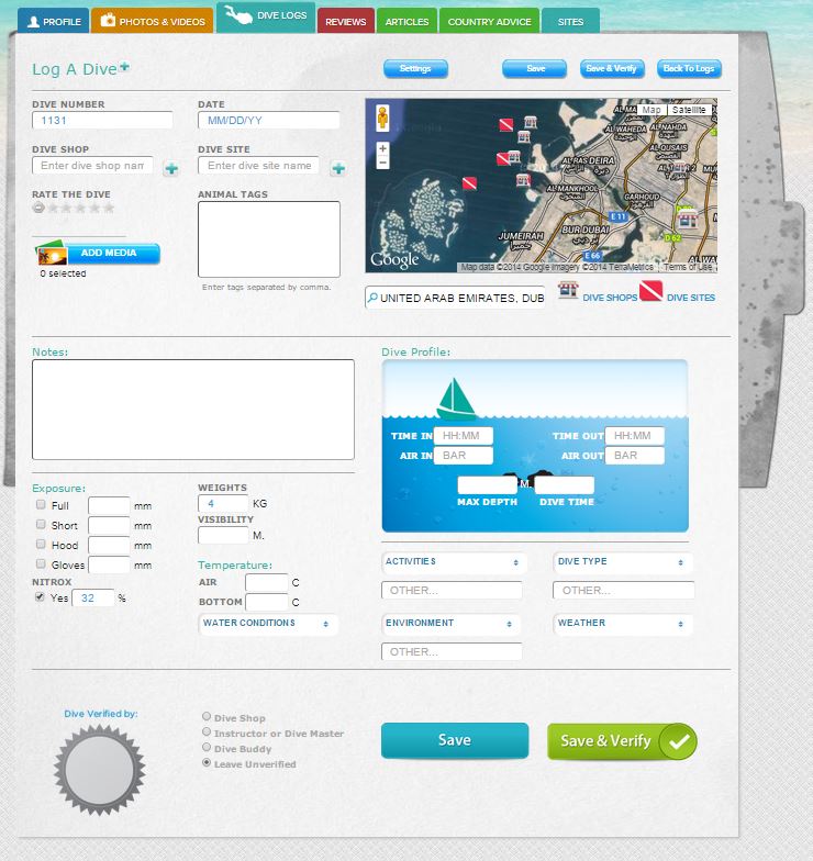 7 Cool Features on Dive Advisor Scuba Dive Logs, Articles & Photography